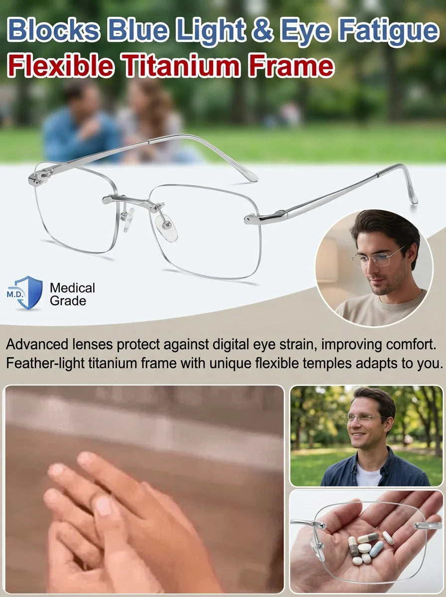 Smart Auto-Focus Reading Glasses – Blue Light Blocking