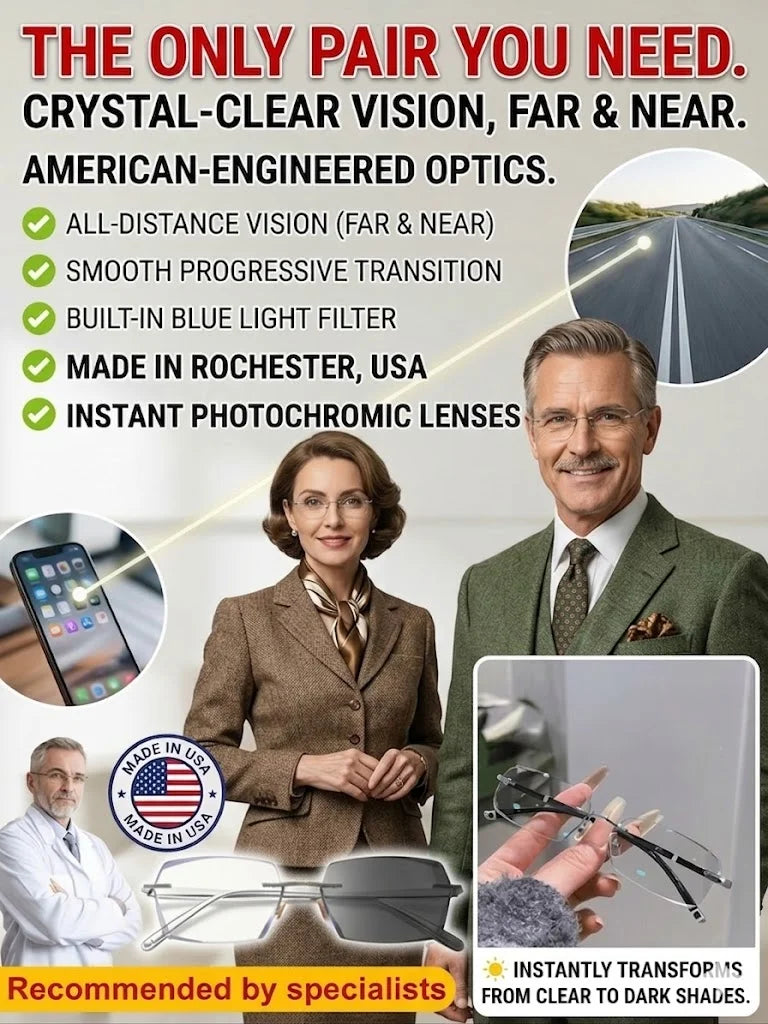 Smart Auto-Focus Reading Glasses – Blue Light Blocking